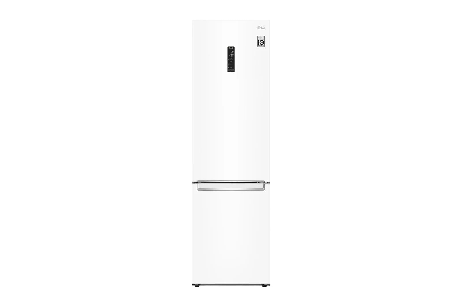 Lodówko-zamrażarka LG | V&#43; | 2,03m | ThinQ | biała | DoorCooling&#43;™ | Total No Frost | klasa D | GBB72SWUGN GBB72SWUGN - widok z przodu