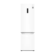 Lodówko-zamrażarka LG | V&#43; | 2,03m | ThinQ | biała | DoorCooling&#43;™ | Total No Frost | klasa D | GBB72SWUGN GBB72SWUGN - widok z przodu