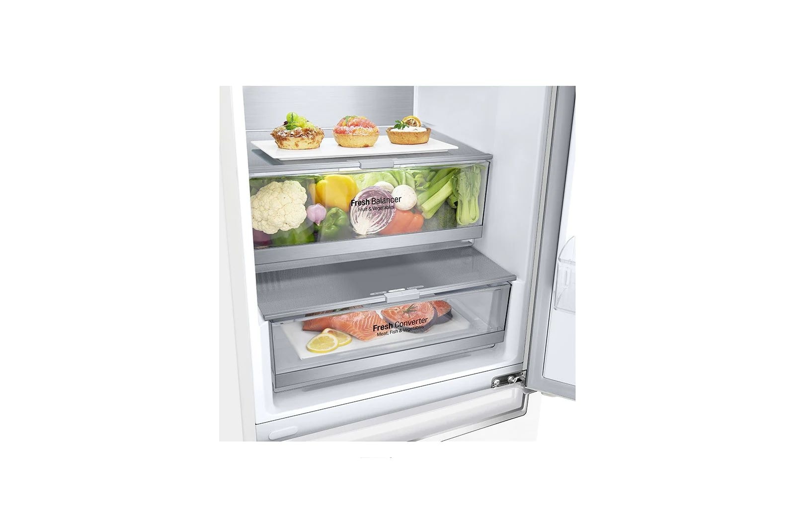 LG Lodówko-zamrażarka LG V+ 2,03m GBB72SWVGN, GBB72SWVGN