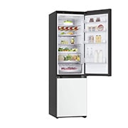 LG Lodówko-zamrażarka LG | biały szklany front | 2,03m | DoorCooling+™ | klasa C | Total No Frost | GBB72TW9CQ1, GBB72TW9CQ1