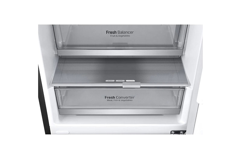 LG Lodówko-zamrażarka LG V+ | 2,03m | ThinQ | ciemny grafit mat | DoorCooling+™ | Total No Frost | klasa C | GBB92MCACP, GBB92MCACP