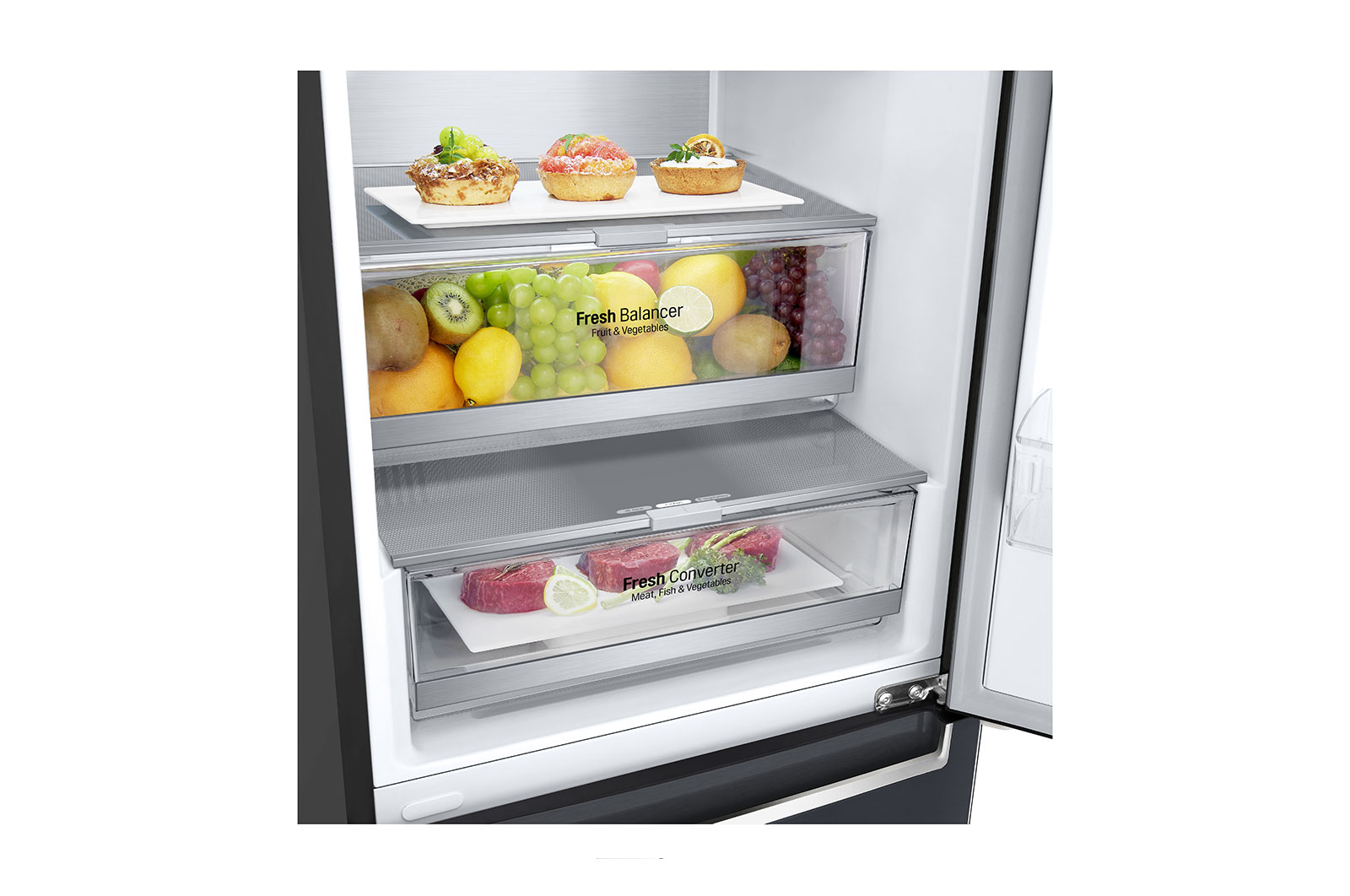 LG Lodówko-zamrażarka LG V+ 2,03m GBB92MCBQP, GBB92MCBQP