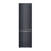 Lodówko-zamrażarka LG | 2,03m | DoorCooling&#43;™ | Total No Frost | czarny grafit mat | klasa A | GBB92MCBAP GBB92MCBAP - widok z przodu