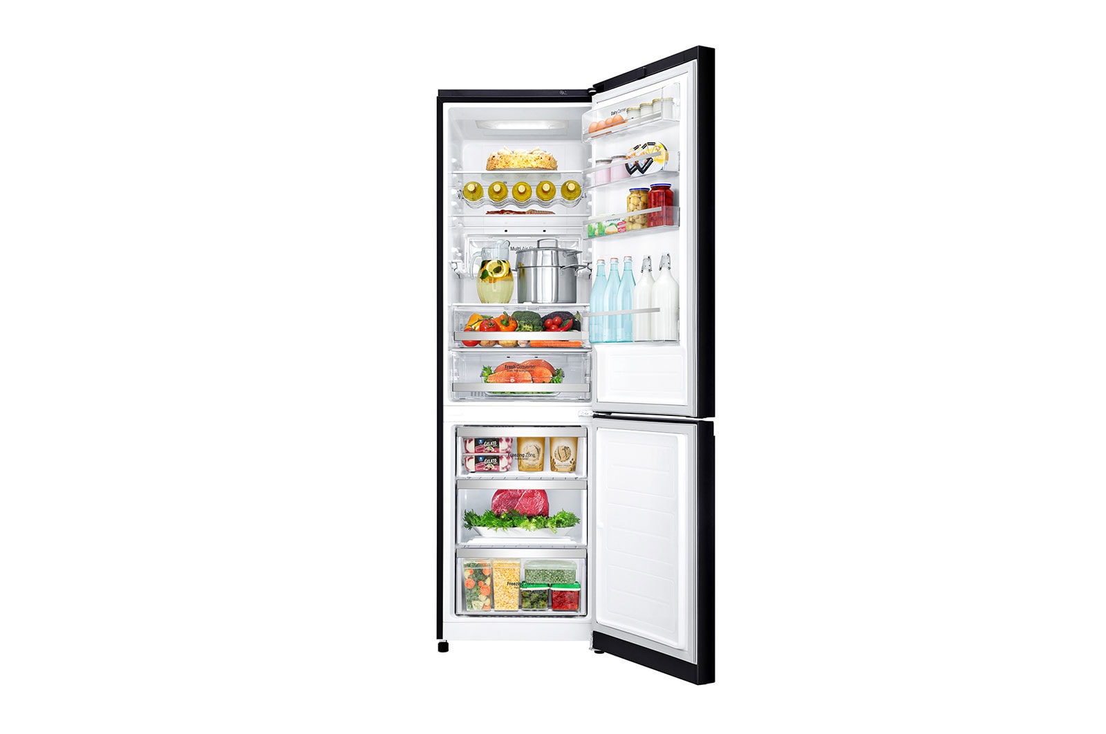 LG Lodówko-zamrażarka LG Iskra 2,0m GBB940BMQZT, GBB940BMQZT