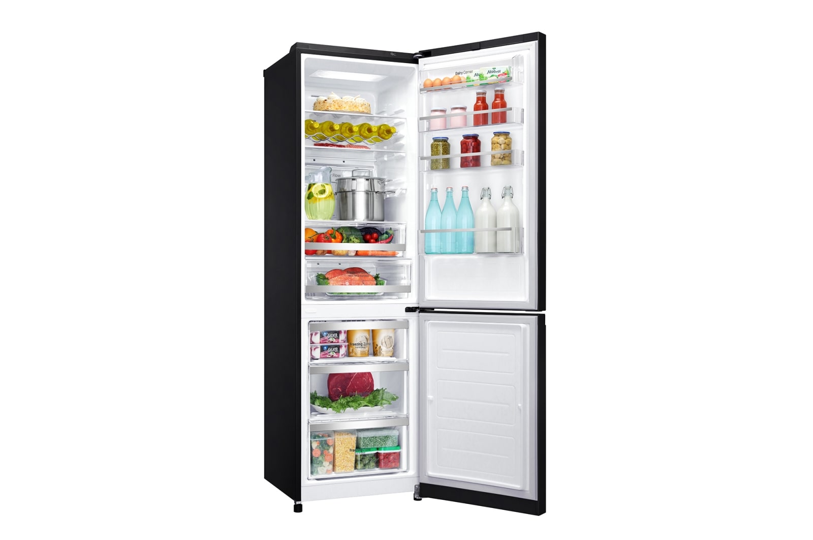 LG Lodówko-zamrażarka LG Iskra 2,0m GBB940BMQZT, GBB940BMQZT