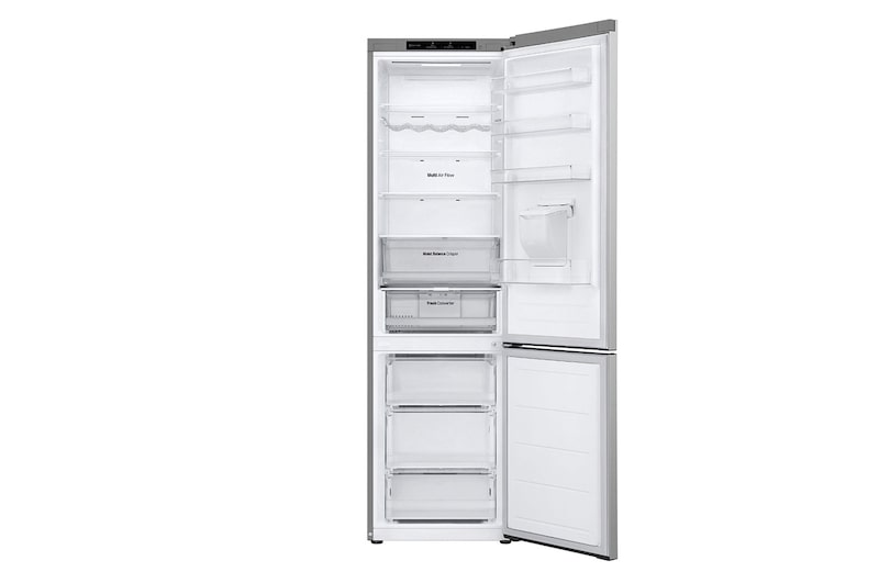 front view open door without food