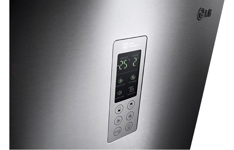 LG 201cm | 339L | Total no Frost | Oświetlenie LED | Dystrybutor wody, GBF530NSQPB