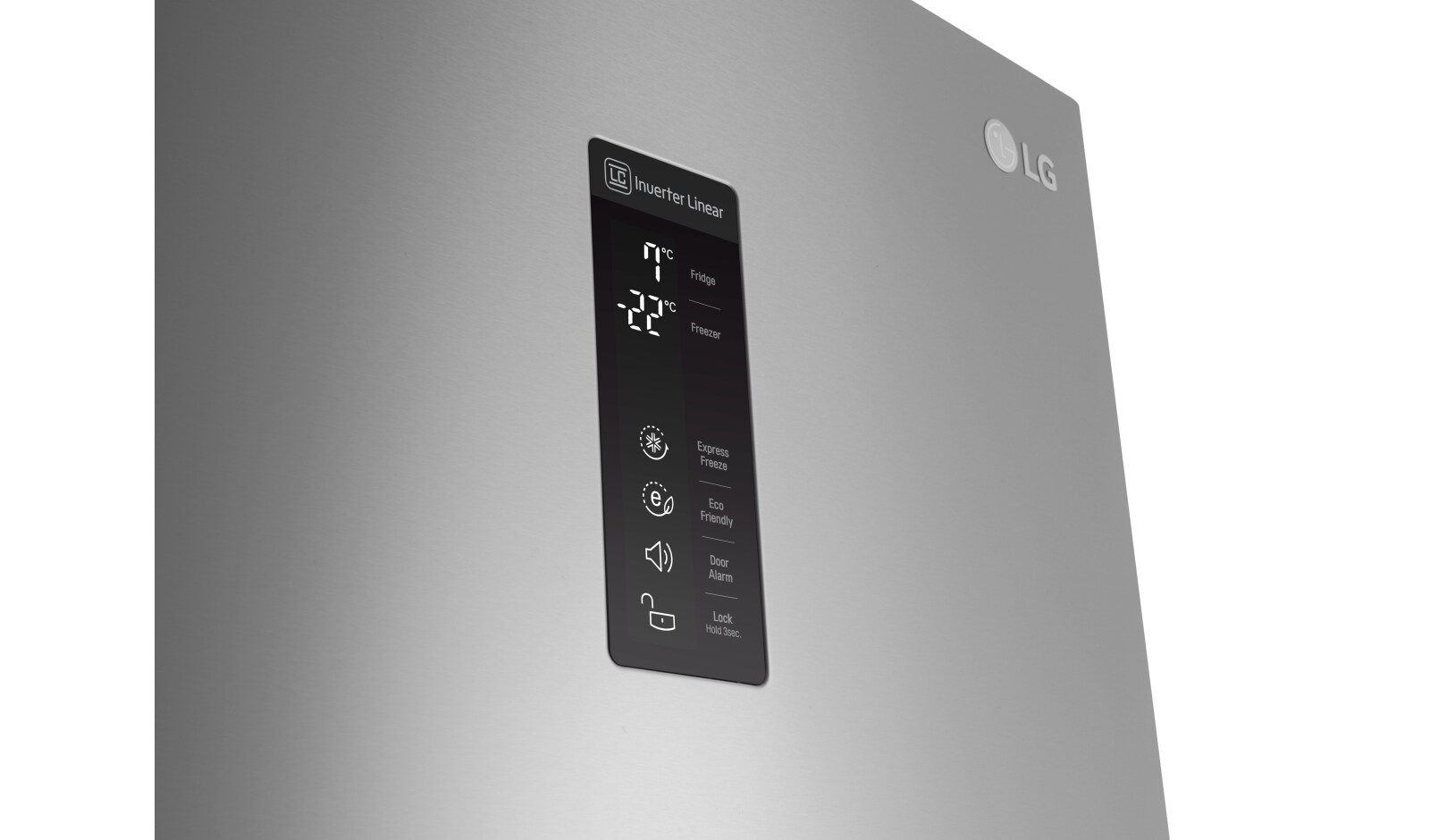 LG Lodówko-zamrażarka LG V+ 2,01m GBF60NSFZB, GBF60NSFZB