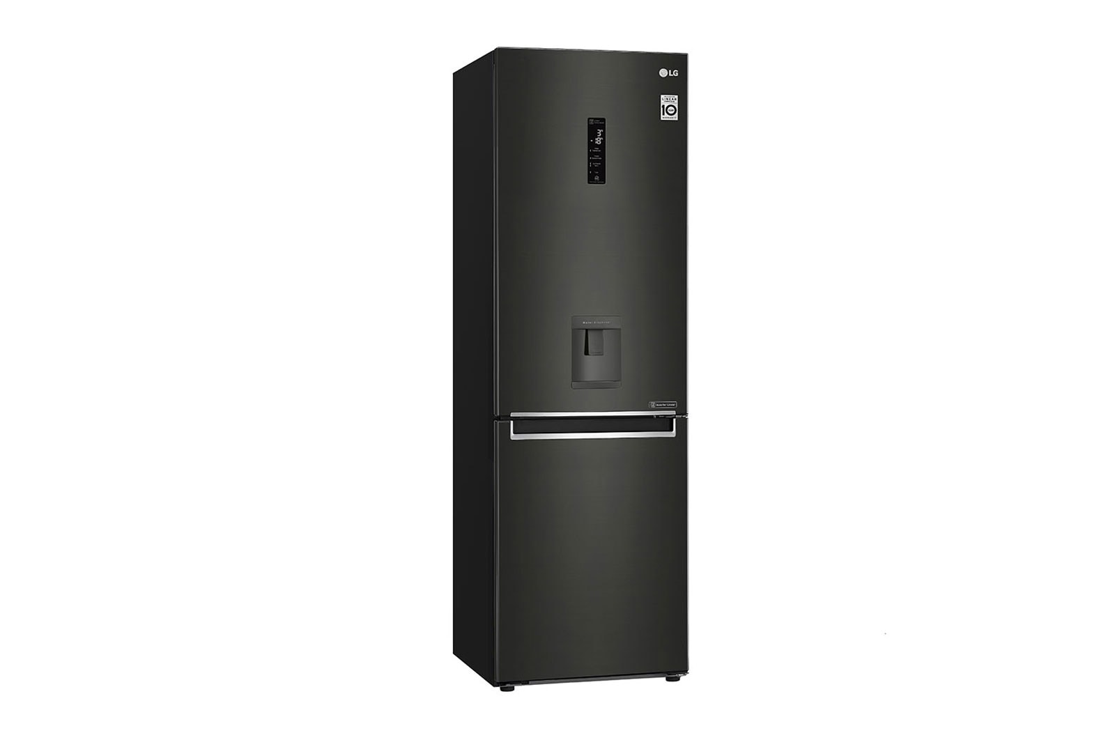 LG Lodówko-zamrażarka LG V+ | 1,86m | czarna | DoorCooling+™ | Total No Frost | 36db | LinearCooling™ | 341 L | GBF61BLHMN, GBF61BLHMN