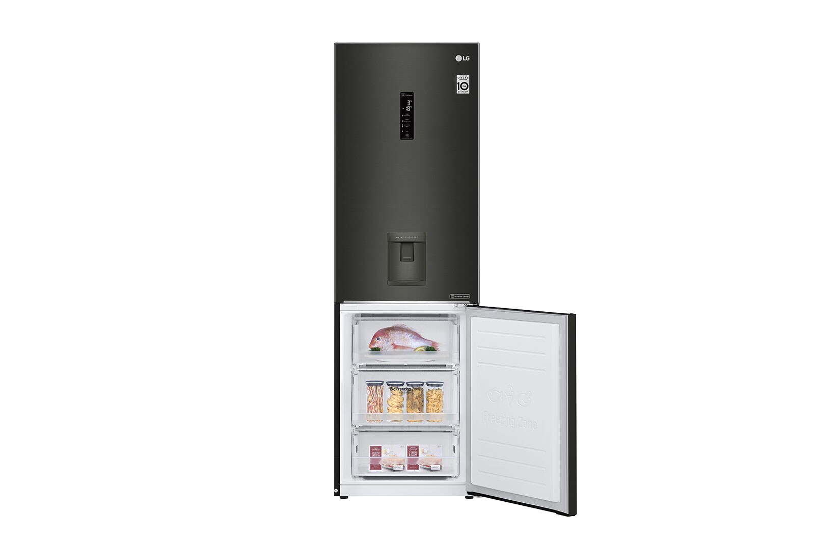 LG Lodówko-zamrażarka LG V+ 1,86m ThinQ GBF61BLHZN, GBF61BLHZN