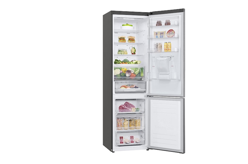 LG Lodówka DoorCooling+™ |srebrna| GBF62PZHMN, GBF62PZHMN