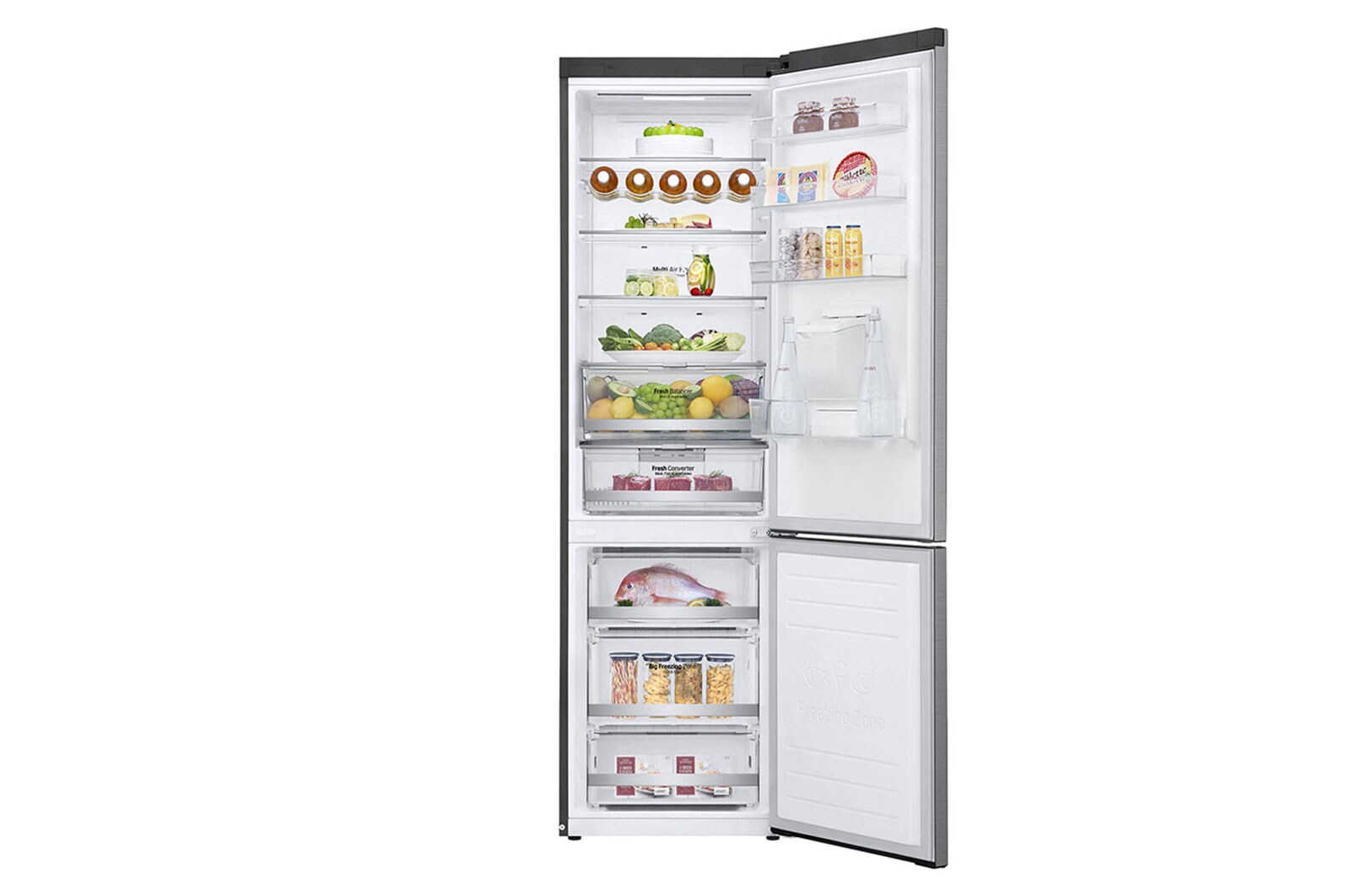 LG Lodówko-zamrażarka LG V+ 2,03m ThinQ GBF72PZDMN, GBF72PZDMN