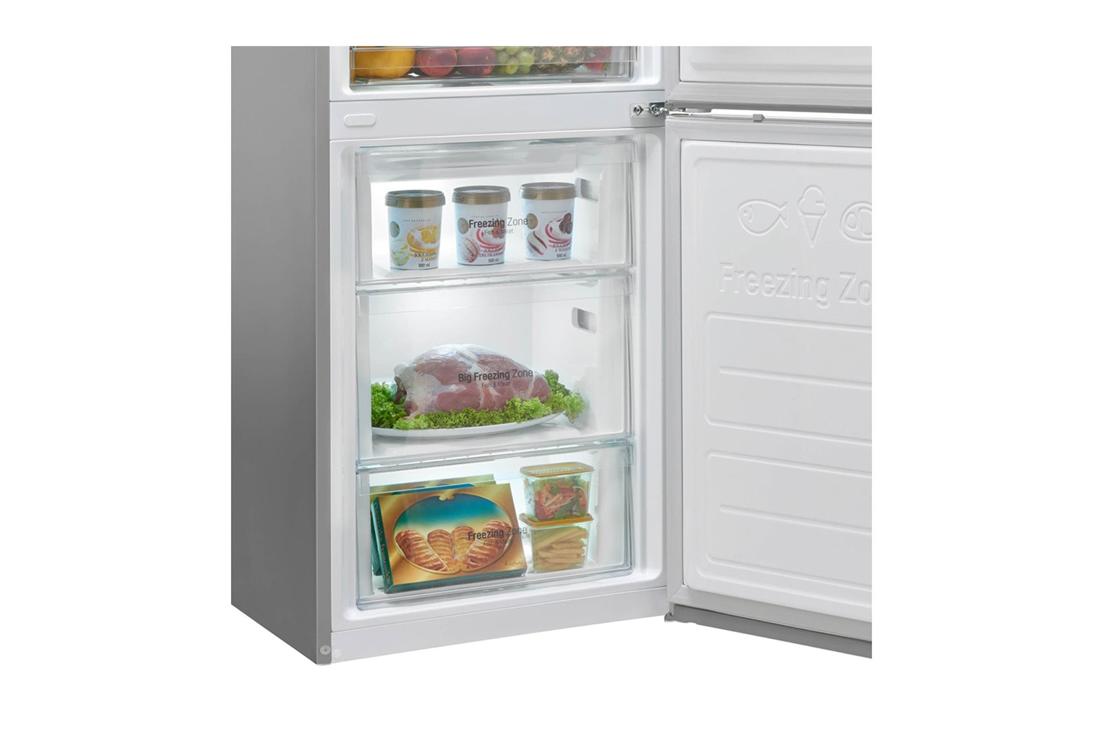 LG Lodówko-zamrażarka LG V+ 2,0m GBP20DSCFS, GBP20DSCFS