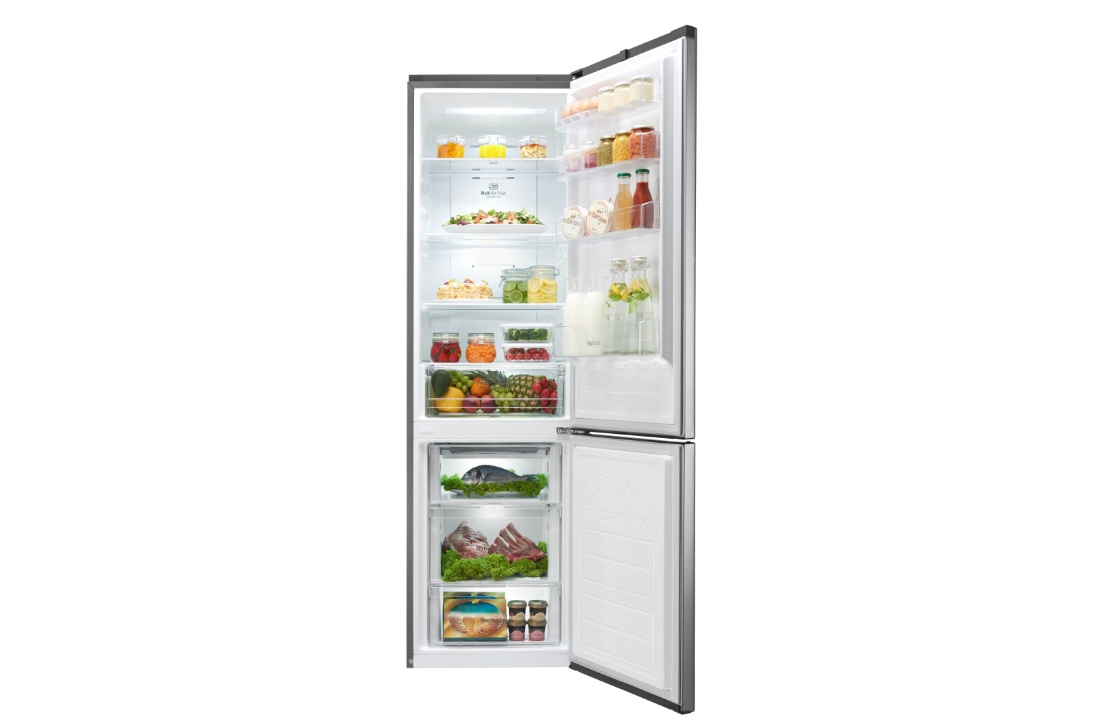 LG Lodówko-zamrażarka LG V+ 2,0m GBP20DSQFS, GBP20DSQFS