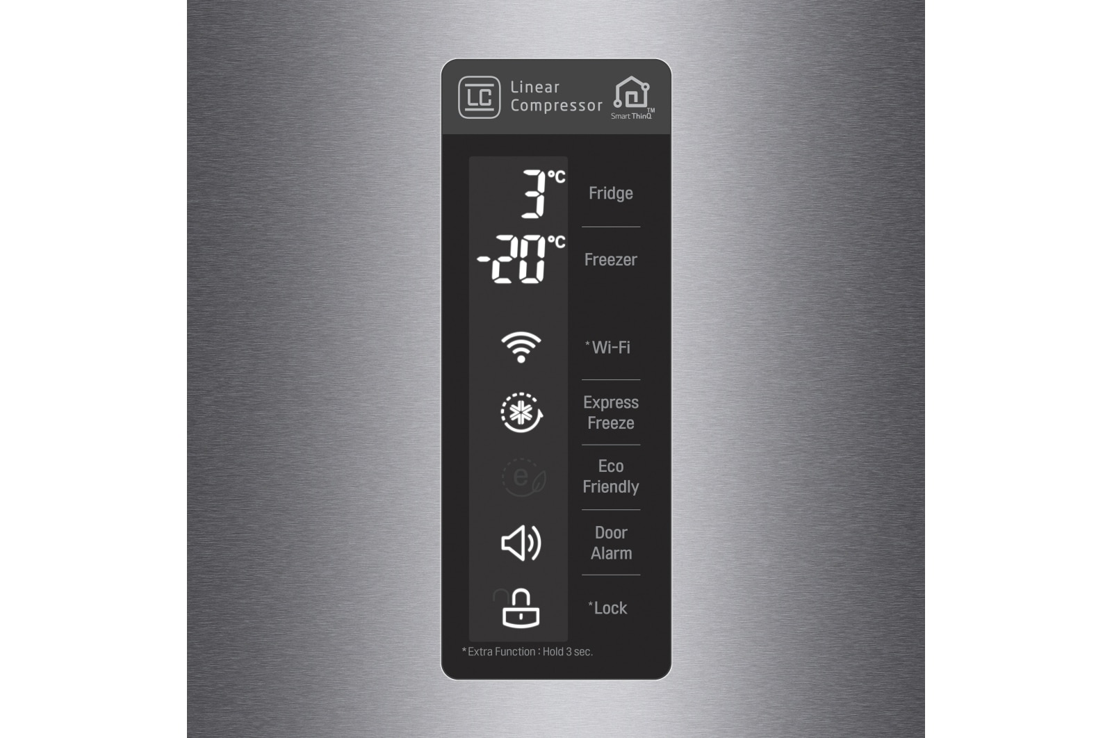 LG Lodówko-zamrażarka LG V+ 2,0m GBP20DSQFS, GBP20DSQFS