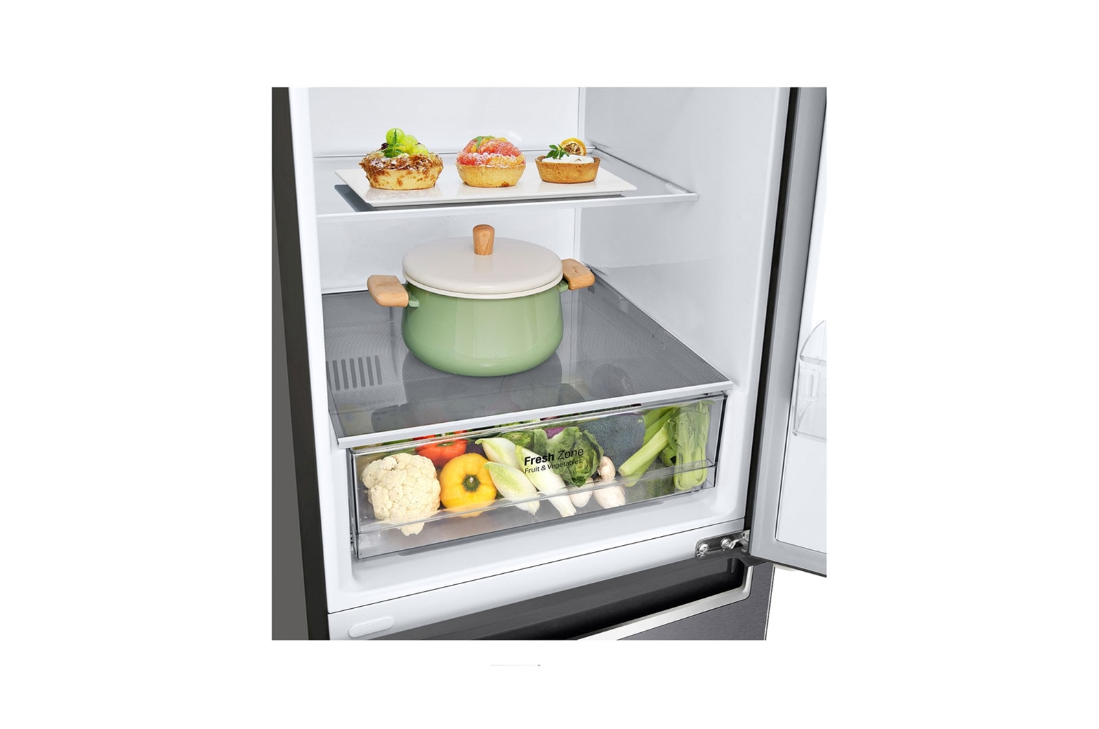 LG Lodówka DoorCooling+™ |srebrna| GBP31DSLZN, GBP31DSLZN
