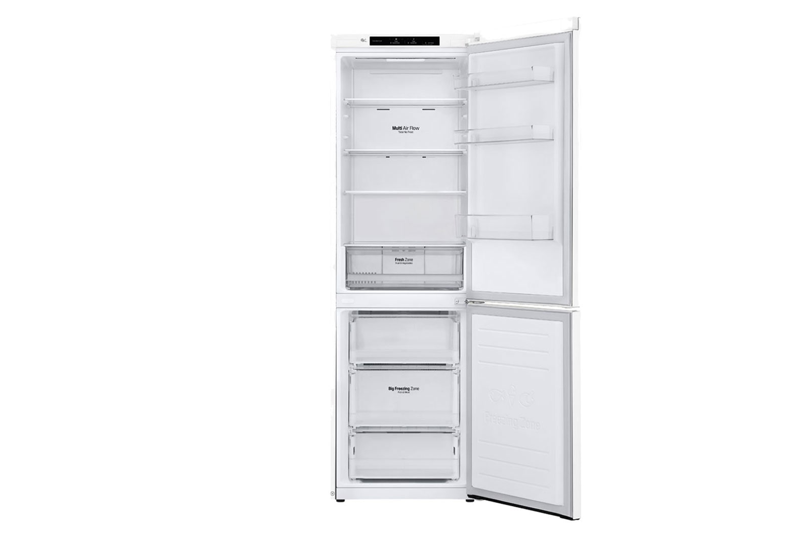 LG Lodówka DoorCooling+™ |biała| GBP31SWLZN, GBP31SWLZN