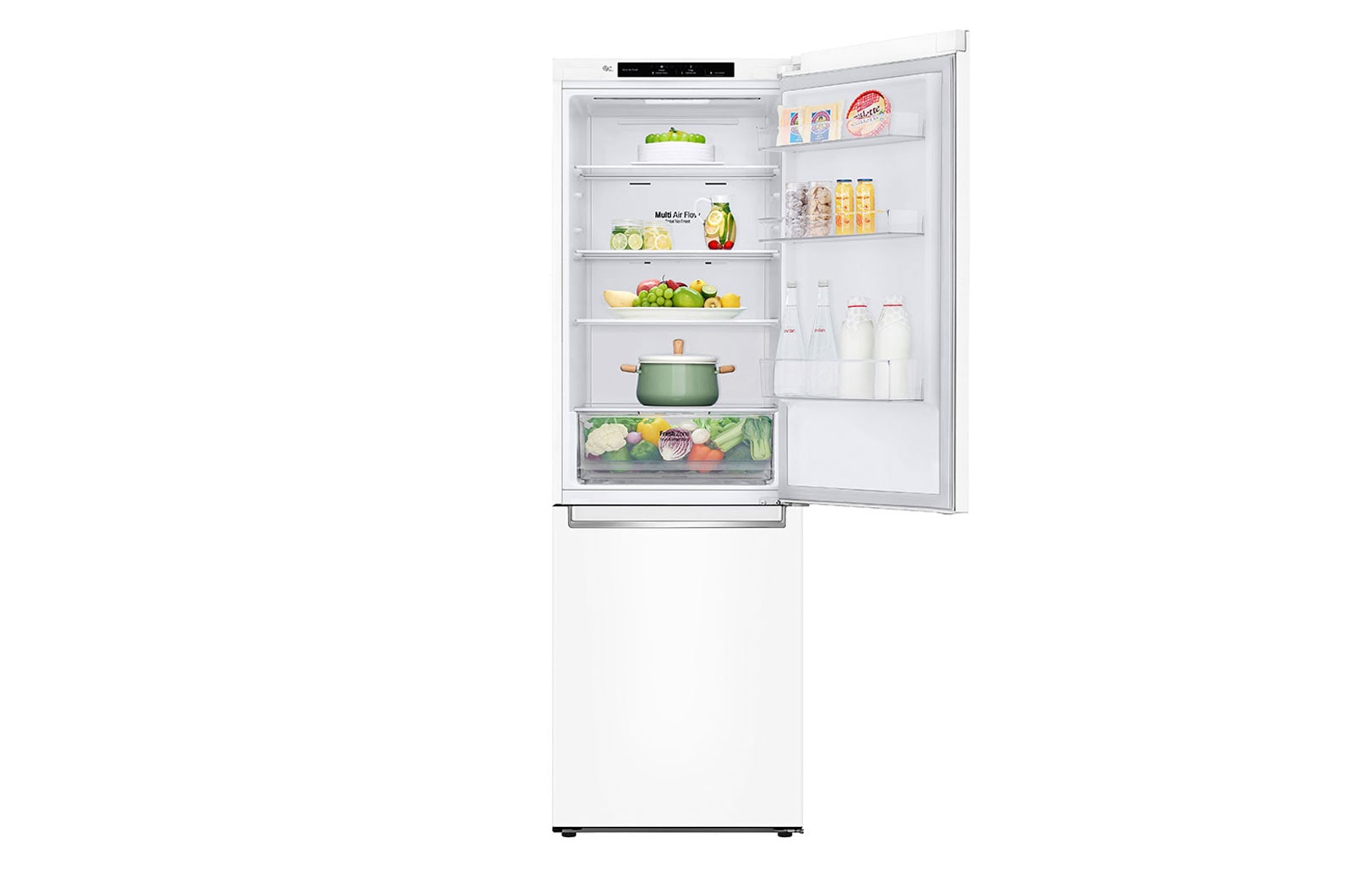 LG Lodówka DoorCooling+™ |biała| GBP31SWLZN, GBP31SWLZN
