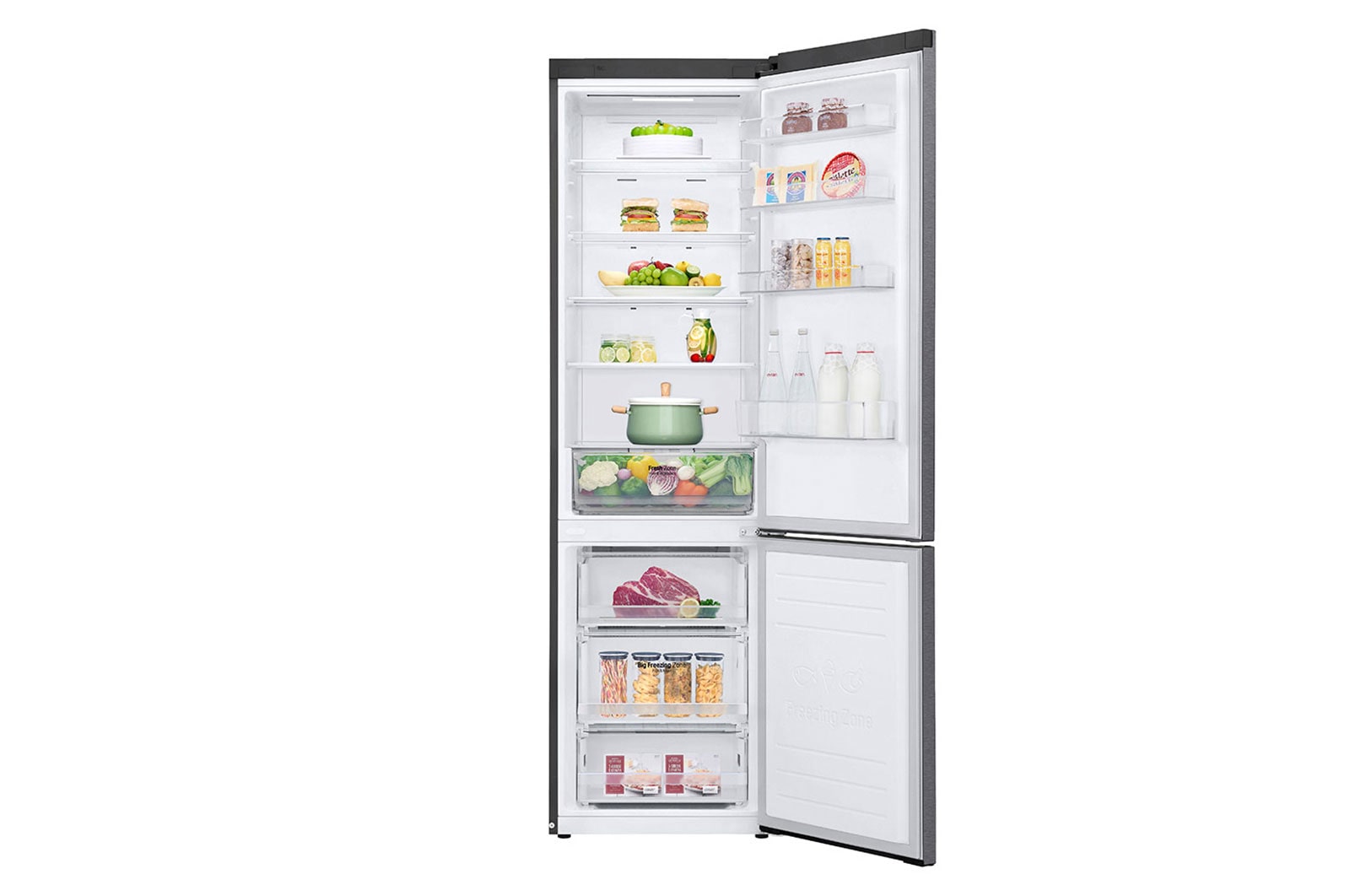 LG Lodówko-zamrażarka LG V+ 2,03m GBP32DSKZN, GBP32DSKZN