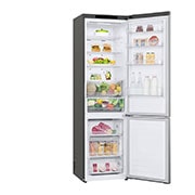 LG Lodówko-zamrażarka LG | srebrna | 2.03 m | klasa B | DoorCooling+™ | Total No Frost | ZeroClearance | 384 L | GBP52PYNBN, GBP52PYNBN