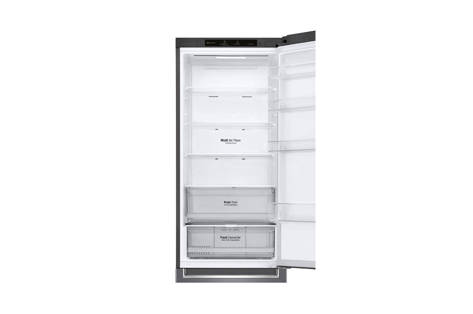 LG Lodówko-zamrażarka LG V+ | srebrna | 2,03m | DoorCooling+ | Total No Frost | klasa C | GBP62DSNCN1, GBP62DSNCN1