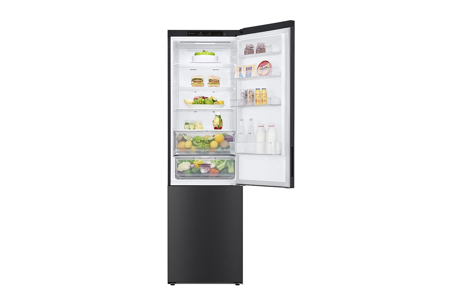 LG Lodówko-zamrażarka LG | grafitowy mat | 2.03 m | DoorCooling+™| Klasa A | Total No Frost | GBB62MCNAC, GBP62MCNAC