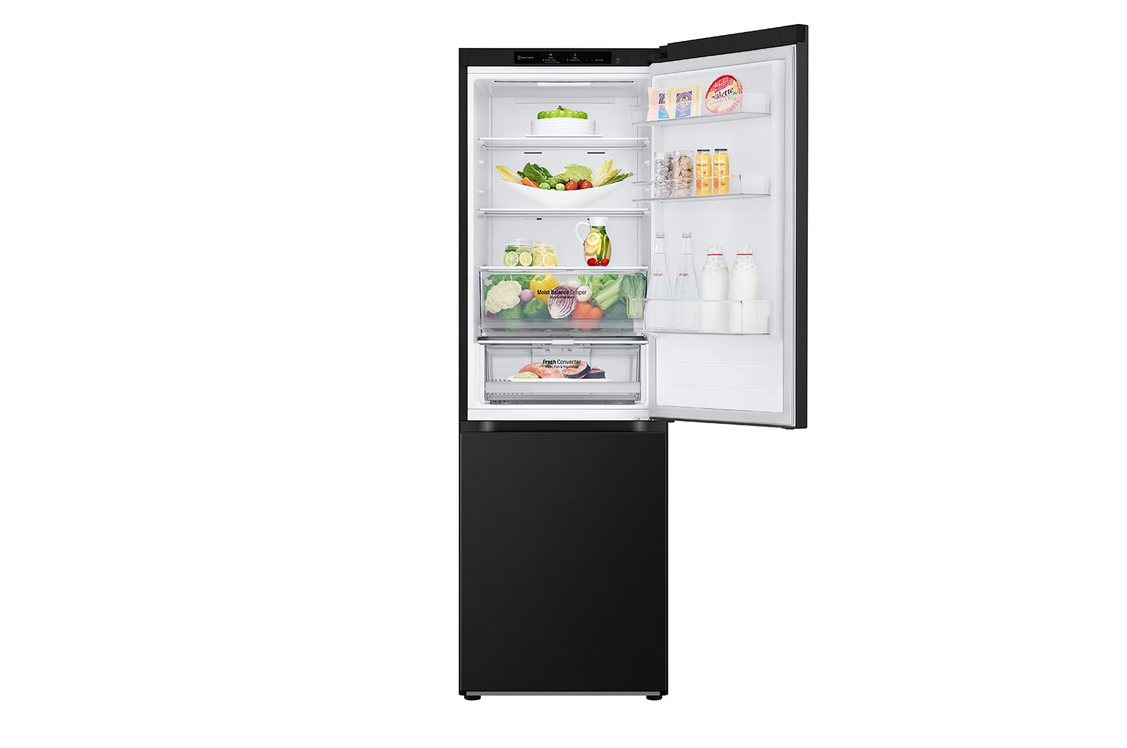 LG Lodówko-zamrażarka LG | ciemny grafit mat | 1.86 m | klasa C | DoorCooling+™ |Total No Frost | 344 L |  GBV3100CEP, GBV3100CEP