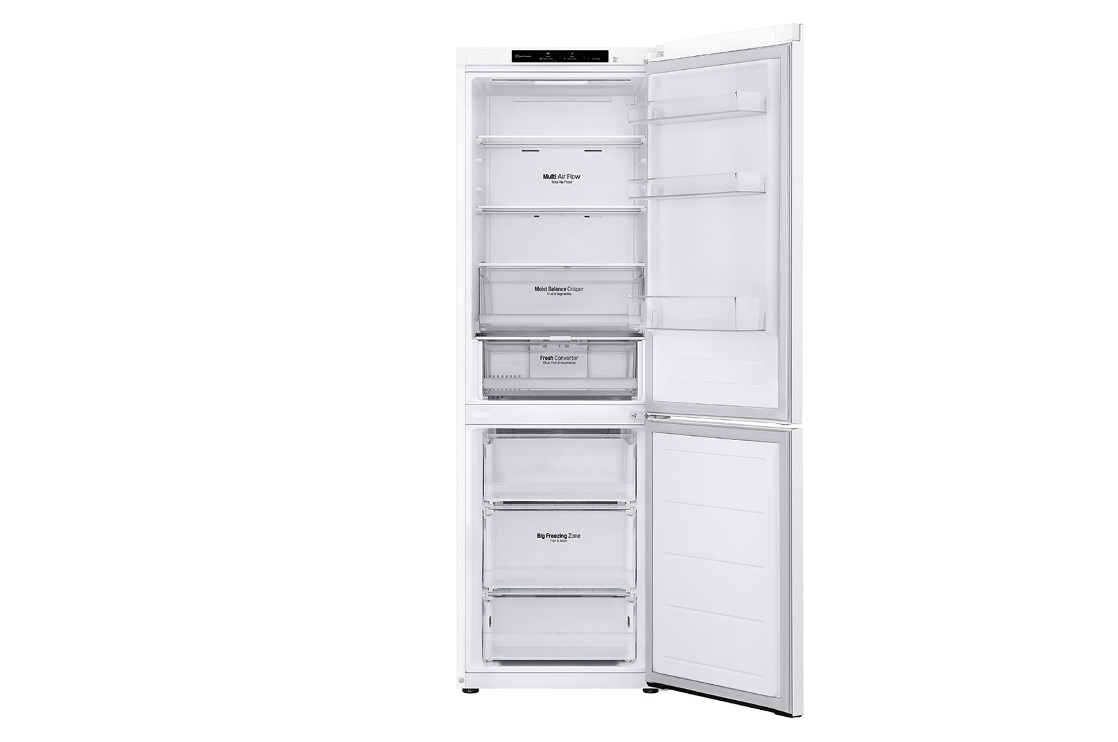 LG Lodówka DoorCooling+™ |biała| GBV3100CSW, GBV3100CSW