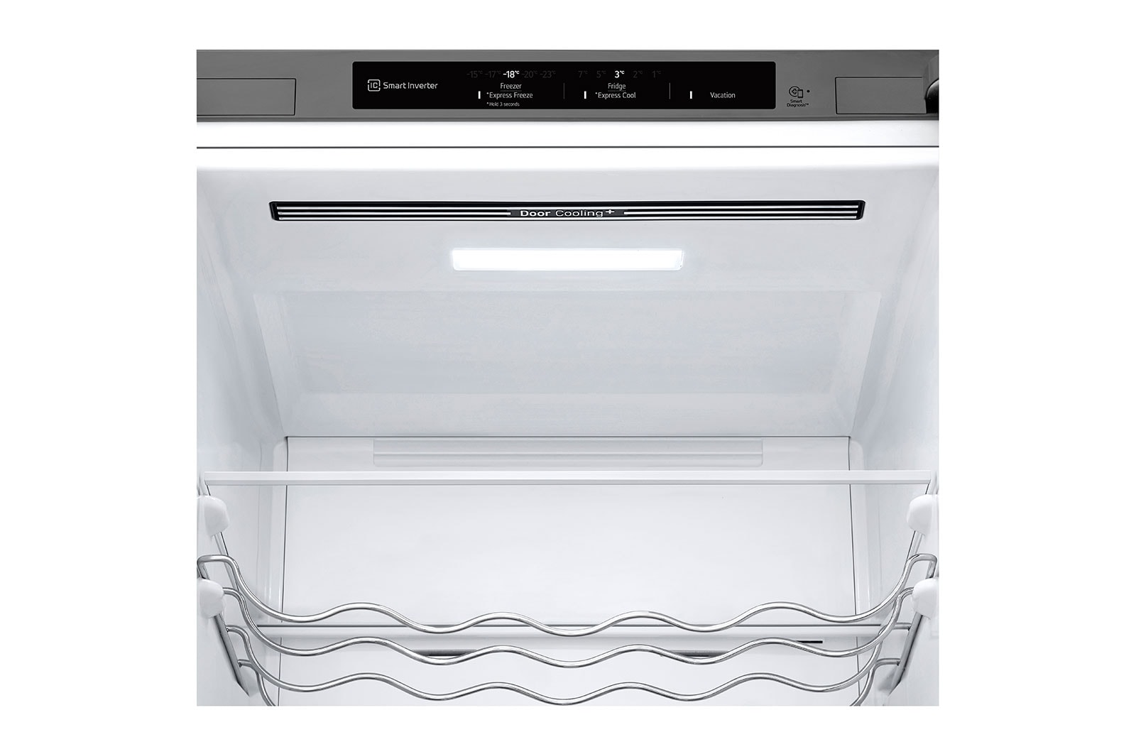 LG Lodówko-zamrażarka LG | srebrna | 2.03 m | klasa C | DoorCooling+™ |Total No Frost | ZeroClearance | 387 L | GBV3200CPY, GBV3200CPY