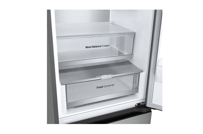 LG Lodówko-zamrażarka LG | srebrna | 1.86 m | klasa D | DoorCooling+™ |Total No Frost | 344 L | ZeroClearance | GBV5140DPY, GBV5140DPY