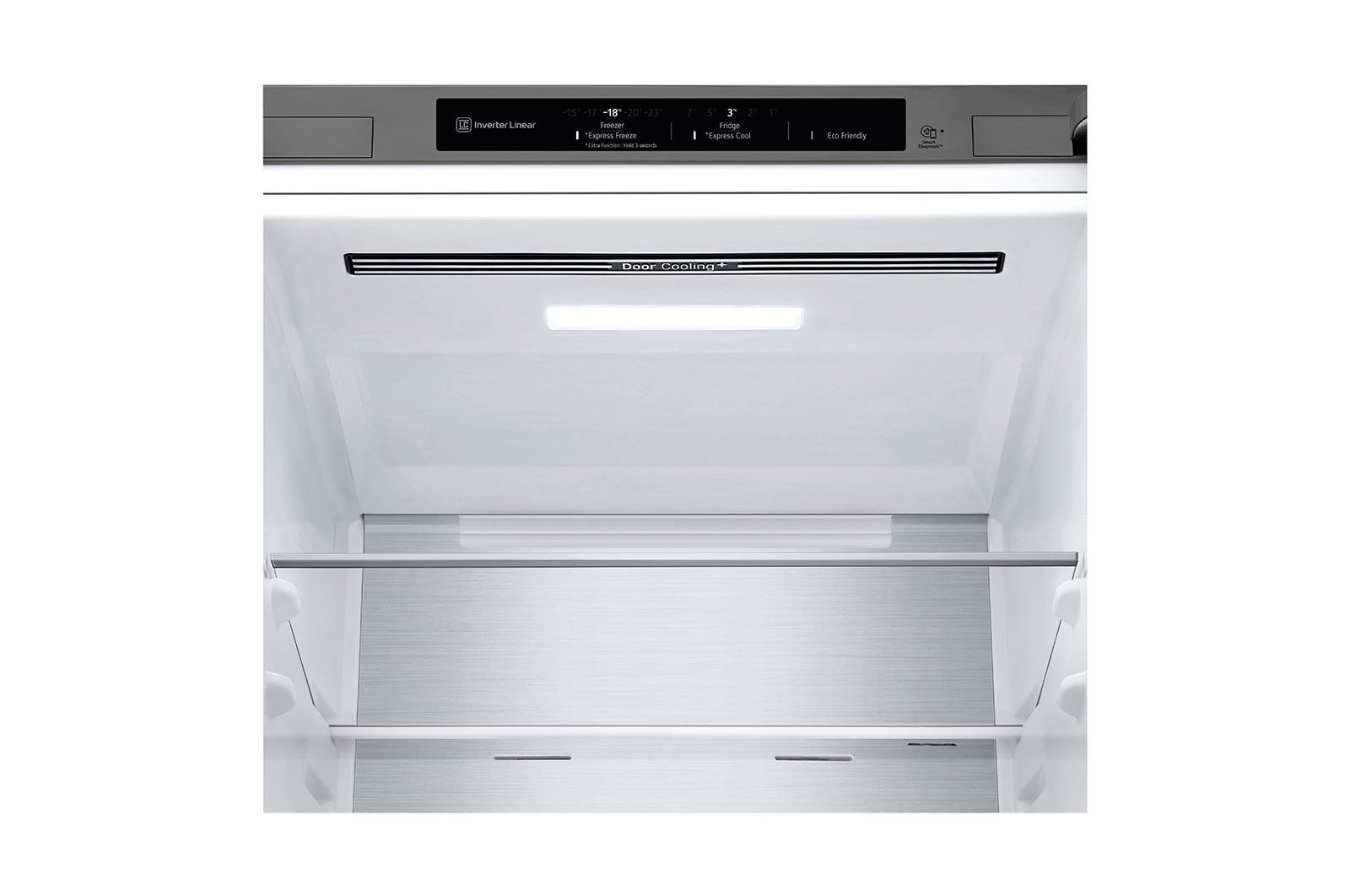 LG Lodówko-zamrażarka LG | srebrna | 1.86 m | klasa D | DoorCooling+™ |Total No Frost | 344 L | ZeroClearance | GBV5140DPY, GBV5140DPY