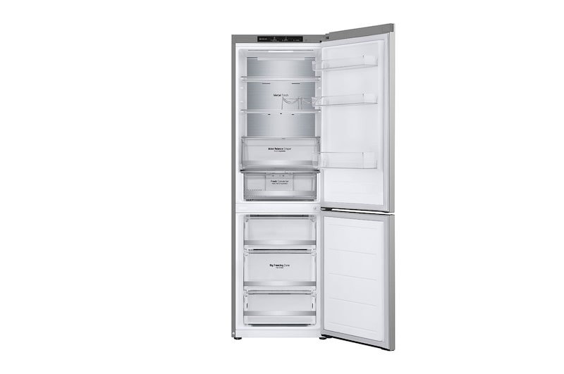 LG Lodówko-zamrażarka LG | srebrna | 1.86 m | klasa D | DoorCooling+™ |Total No Frost | 344 L | ZeroClearance | GBV5140DPY, GBV5140DPY