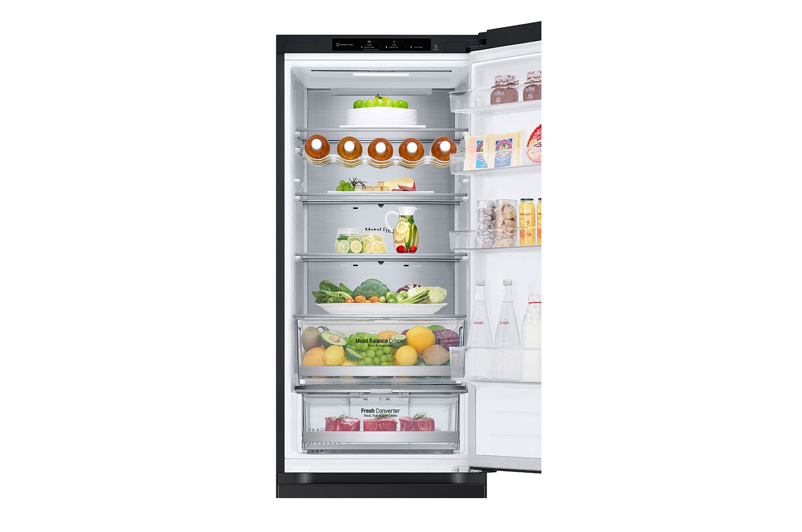 LG Lodówka DoorCooling+™ |grafitowa| GBV5240DEP, GBV5240DEP
