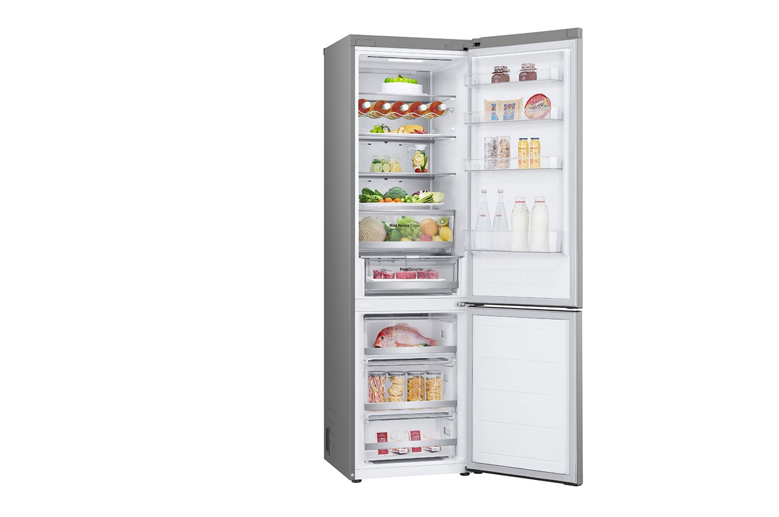 left perspective with food stored