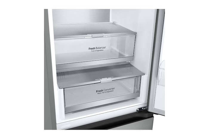 LG Lodówko-zamrażarka LG | srebrna | 1.86 m | klasa C | DoorCooling+™ |Total No Frost | ZeroClearance | 344 L | Tylko 35 dB |  GBV7180CPY, GBV7180CPY