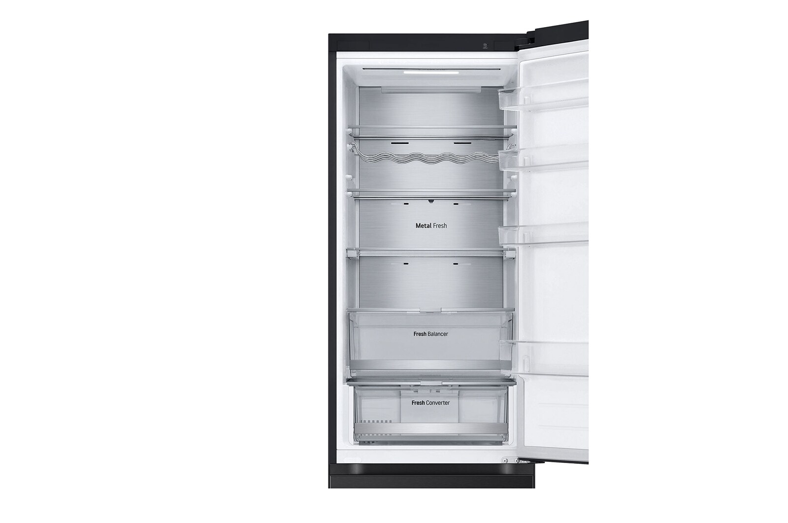 empty with Top-single door open