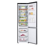 LG Lodówko-zamrażarka LG | ciemny grafit | 2.03 m |  klasa B | DoorCooling+™ | Total No Frost | Cicha - 35 db | GBV7280BEV, GBV7280BEV