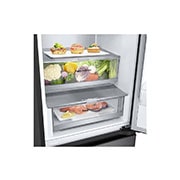 LG Lodówko-zamrażarka LG | ciemny grafit | 2.03 m |  klasa B | DoorCooling+™ | Total No Frost | Cicha - 35 db | GBV7280BEV, GBV7280BEV