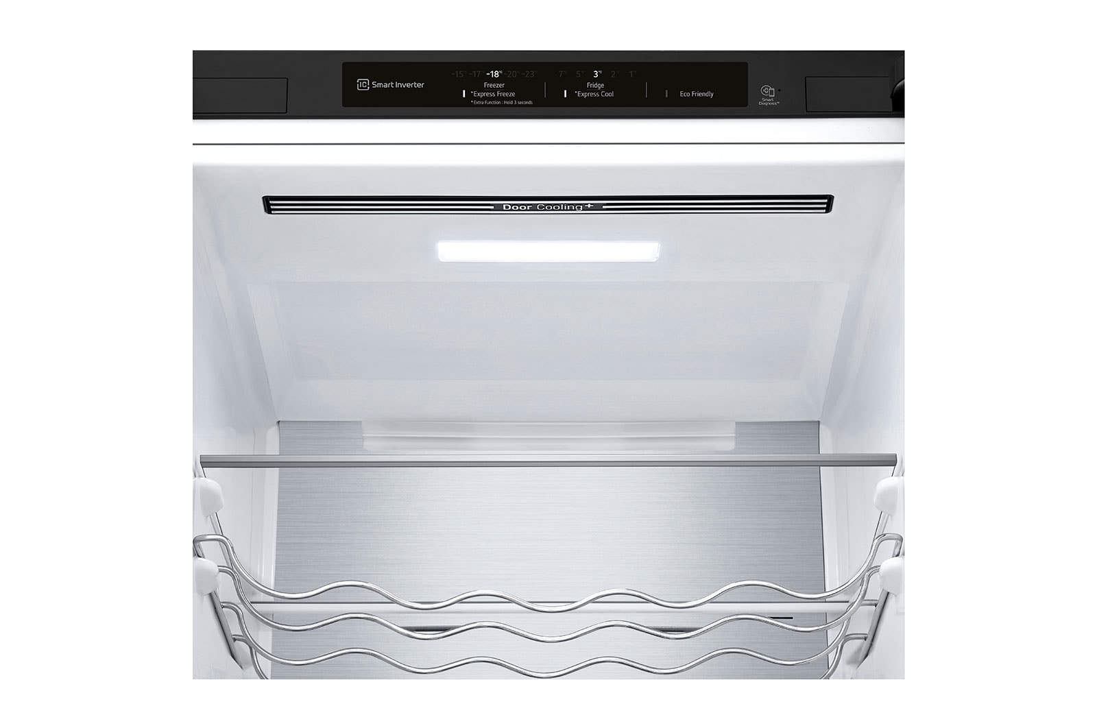 LG Lodówko-zamrażarka LG | Ciemny grafit mat | 2.03 m | klasa C | DoorCooling+™ |Total No Frost | ZeroClearance | Półka na wino | 387 L | GBV7280CEV, GBV7280CEV