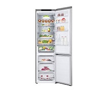 LG Lodówko-zamrażarka LG | srebrna | 2.03 m | klasa C | DoorCooling+™ |Total No Frost | ZeroClearance | 387 L | GBV7280CMB, GBV7280CMB
