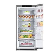 LG Lodówko-zamrażarka LG | srebrna | 2.03 m | klasa C | DoorCooling+™ |Total No Frost | ZeroClearance | 387 L | GBV7280CMB, GBV7280CMB