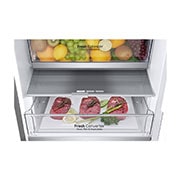 LG Lodówko-zamrażarka LG | srebrna | 2.03 m | klasa C | DoorCooling+™ |Total No Frost | ZeroClearance | 387 L | GBV7280CMB, GBV7280CMB