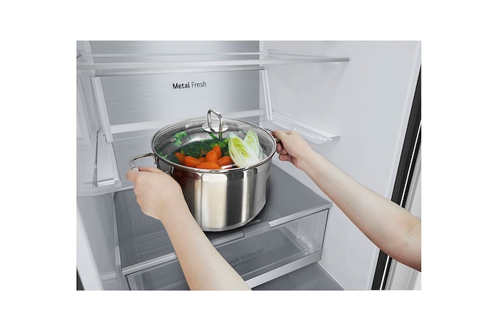 LG Lodówka DoorCooling+™ |grafitowa| GBV7280DEV, GBV7280DEV
