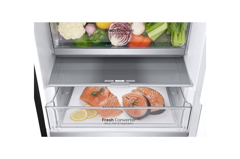 LG Lodówka DoorCooling+™ |grafitowa| GBV7280DEV, GBV7280DEV