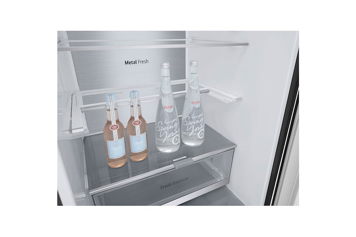 LG Lodówka DoorCooling+™ |grafitowa| GBV7280DEV, GBV7280DEV