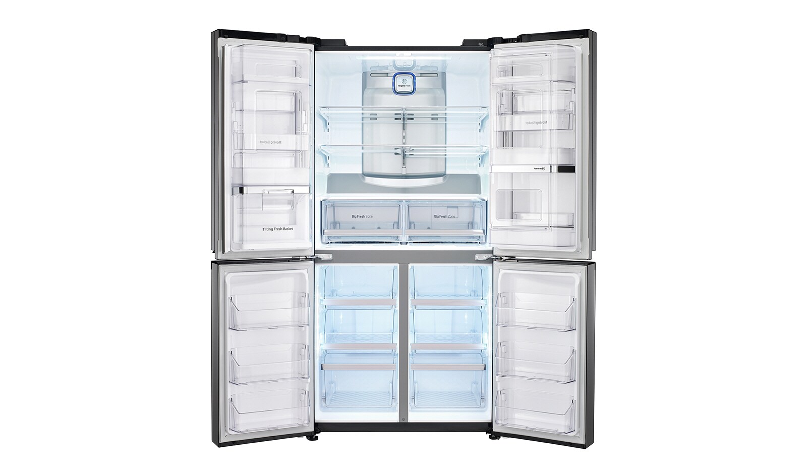 LG Lodówka typu Multidoor z systemem Door-in-Door, GMD916SBHZ