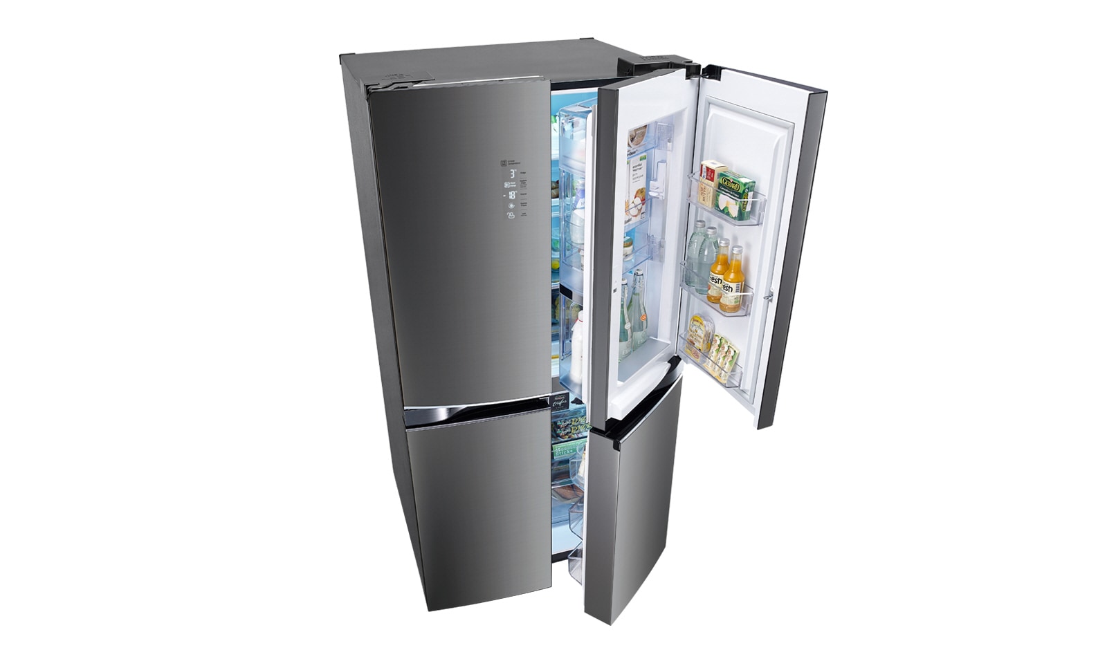 LG Lodówka typu Multidoor z systemem Door-in-Door, GMD916SBHZ