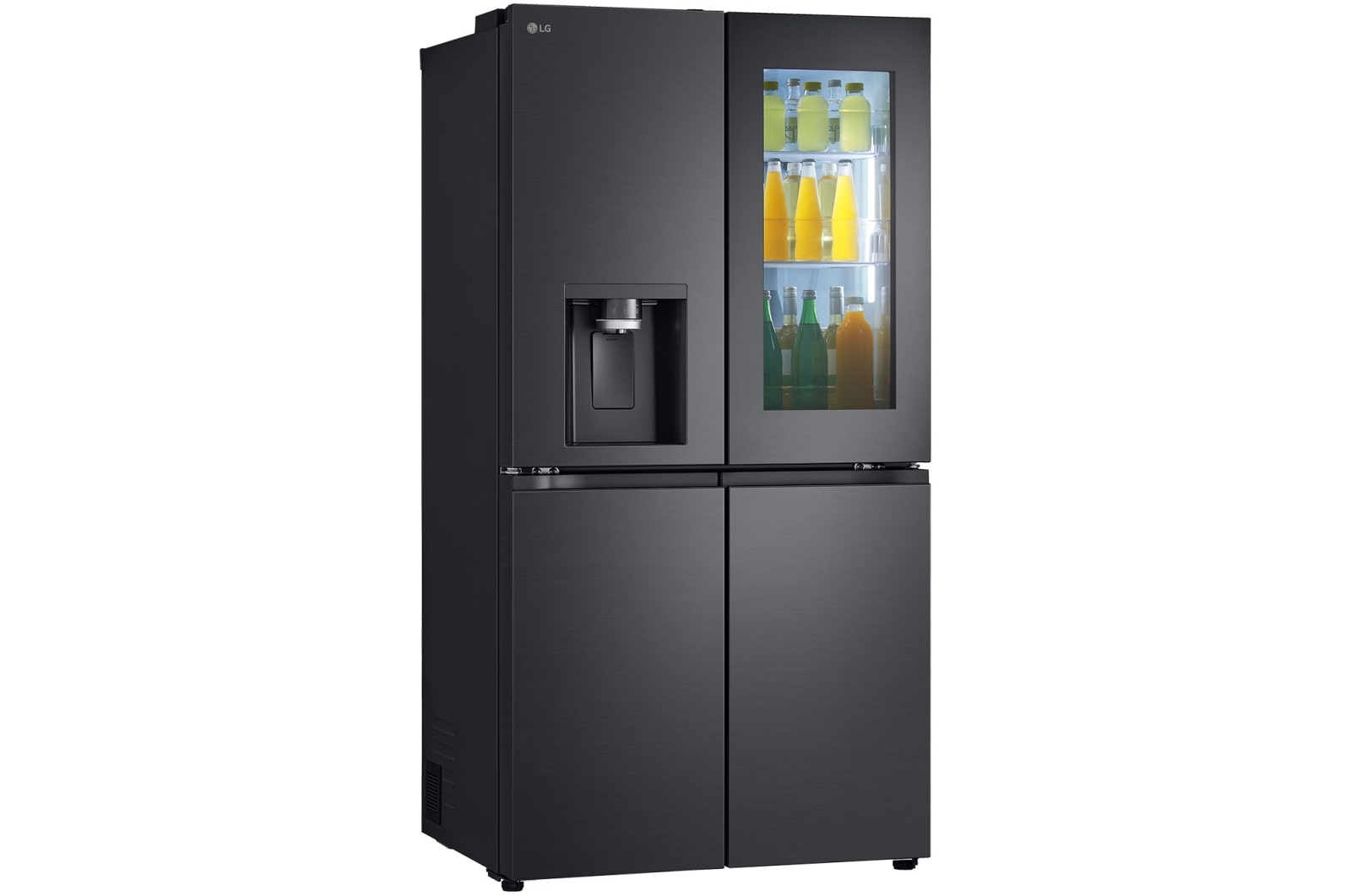 LG Lodówko-zamrażarka LG | side by side Multidoor | ciemny grafit | InstaView(tm) | 638 L | Wi-Fi | GMG960EVJE, GMG960EVJE