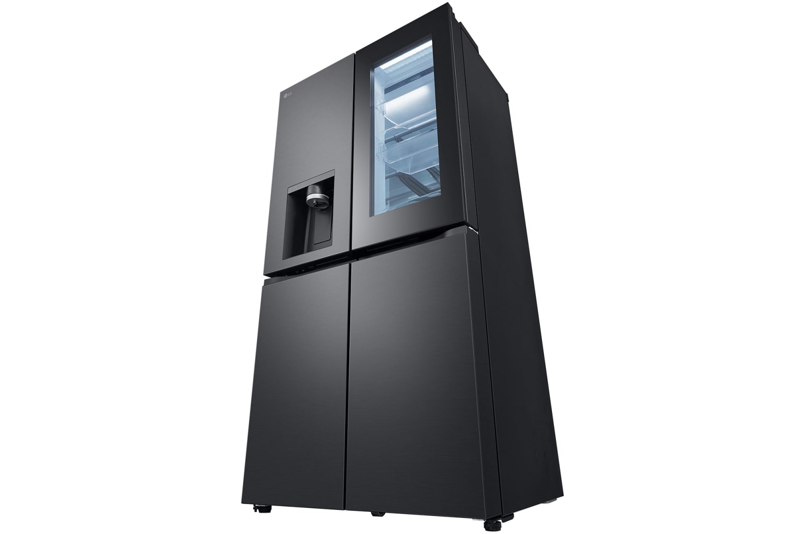 LG Lodówko-zamrażarka LG | side by side Multidoor | ciemny grafit | InstaView(tm) | 638 L | Wi-Fi | GMG960EVJE, GMG960EVJE