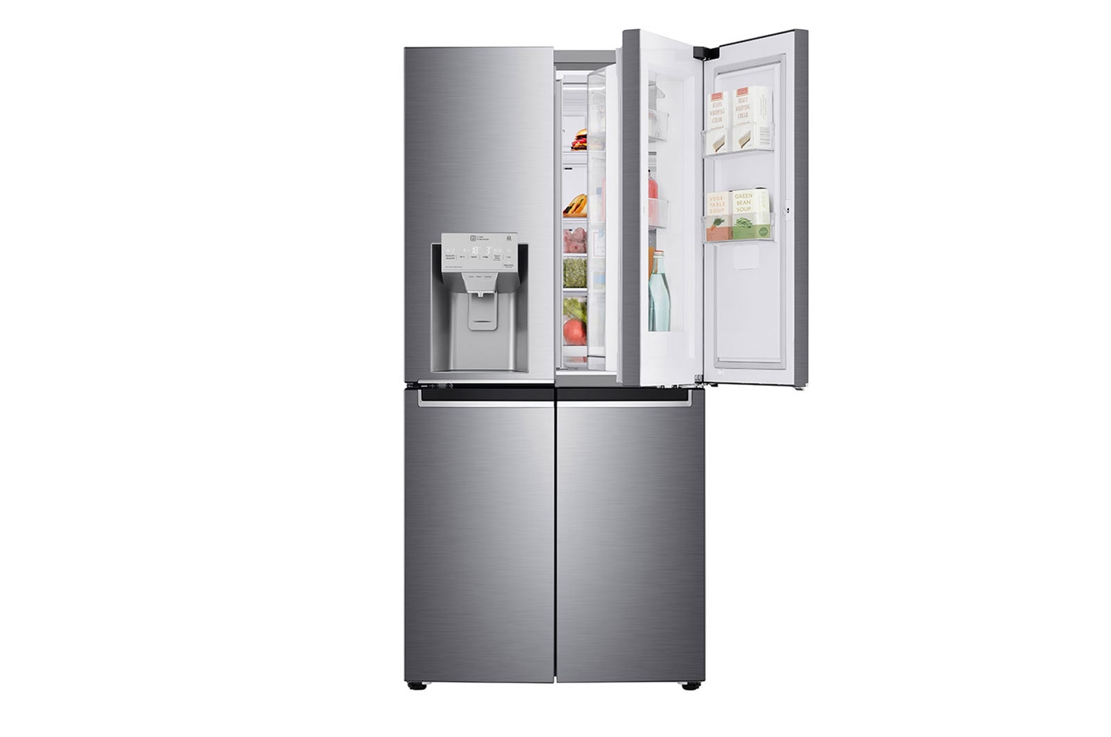 LG Lodówko-zamrażarka LG Multidoor Door-in-Door ThinQ GMJ844PZKV, GMJ844PZKV